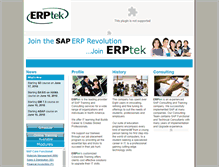 Tablet Screenshot of erptek.com